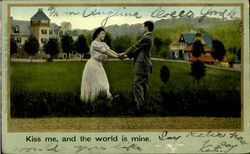 Kiss Me And The World Is Mine Postcard