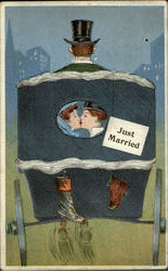 Just Married Postcard
