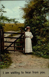 I Am Waiting To Hear From You Postcard