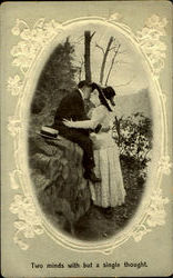 Two Minds With But A Single Thought Postcard