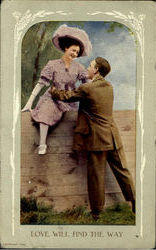 Love Will Find The Way Romance & Love Postcard Postcard