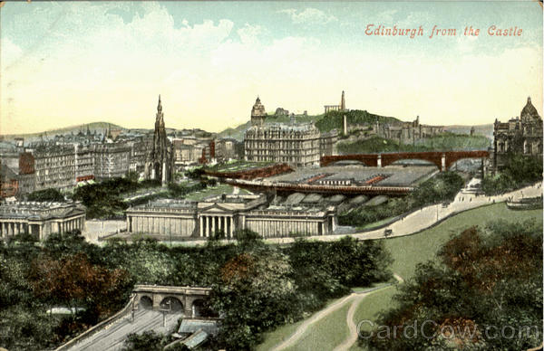 Edinburgh From The Castle Scotland