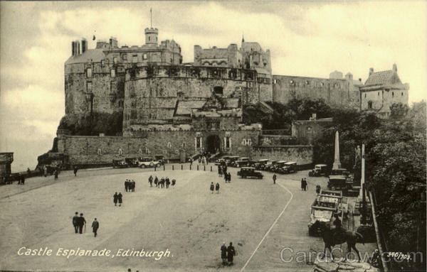 Castle Esplanade Edinburgh Scotland