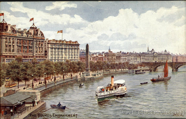 The Thames Embankment London England