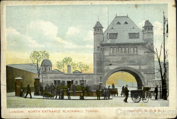North Entrance Blackwall Tunnel London England