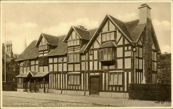 Shakespeare's House Stratford-on-Avon England Warwickshire