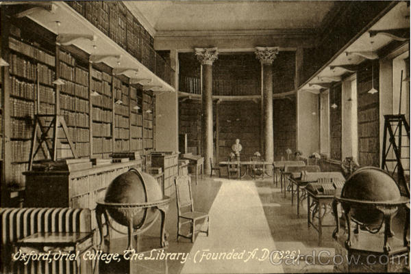 The Library, Oriel College Oxford England Oxfordshire