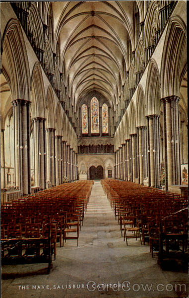 The Nave Salisbury Cathedral England