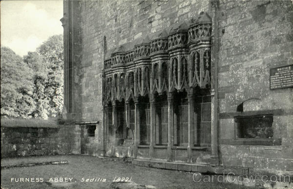Furness Abbey Sedilia England