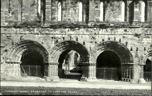 Furness Abbey Entrance To Chapter House England