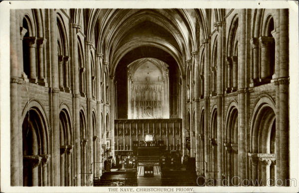 The Nave Christchurch Priory England