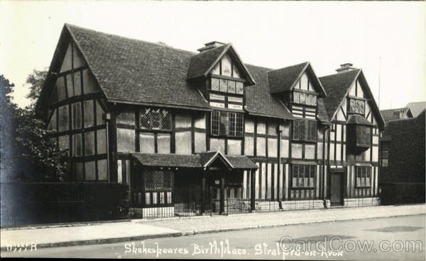 Shakespears Birthplace Stratford-on-Avon England Warwickshire