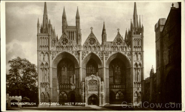 Peterborough Cathedral West Front England