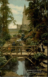 Dunfermline Abbey From Pittencrieff Glen Postcard