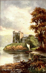 Urquhart Castle, Loch Ness Scotland Postcard Postcard