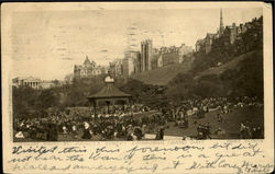 Princes Street Edinburgh, Scotland Postcard Postcard