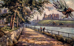 Inverness The Castle Scotland Postcard Postcard
