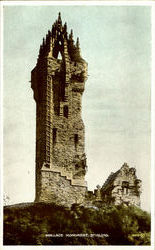 Wallace Monument Stirling, Scotland Postcard Postcard