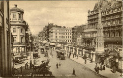 The Strand And Charing Cross Postcard