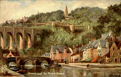 Dinan And The River Rance England Postcard Postcard