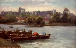 Windsor Castle From The River Postcard