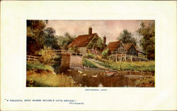 Coltishall Lock England Postcard Postcard