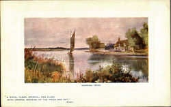 Horning Ferry Postcard