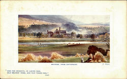 Melrose From Gattonside Postcard