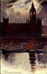 The Houses Of Parliament Postcard