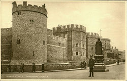 Castle Hill Windsor Castle, England Berkshire Postcard Postcard