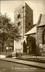 St. Michael's Church Oxford, England Oxfordshire Postcard Postcard