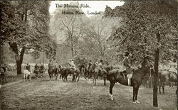 The Morning Ride Rotten Row Postcard