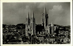 Truro Cathedral From The South West England Postcard Postcard