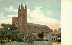Priory Church Bridlington, England Yorkshire Postcard Postcard
