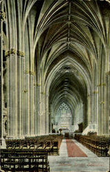 Interior Bristol Cathedral Postcard