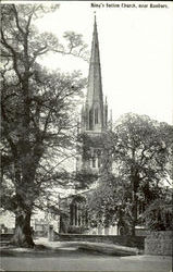 King's Sutton Church Postcard