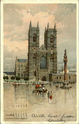 Westminster Abbey Postcard