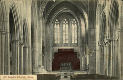 All Saint's Church Hove, England Sussex Postcard Postcard