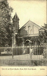 Church At East Hyde, New mill end Road Postcard