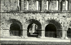 Furness Abbey Entrance To Chapter House Postcard