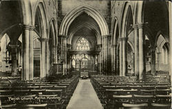 Parish Church Melton Mowbray Postcard