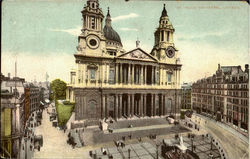 St. Pauls Cathedral London, England Postcard Postcard