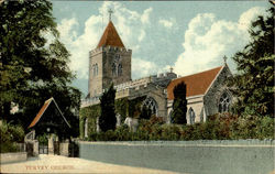 Turvey Church England Postcard Postcard