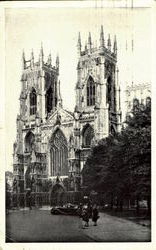 West Front, York Minster Postcard