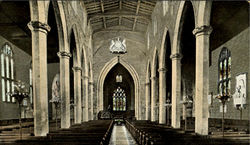 An empty Cathedral Postcard