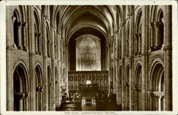 The Nave Christchurch Priory Postcard