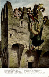 Kissing The Blarney Stone Postcard