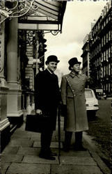 David the Doorman Connaught Hotel Postcard