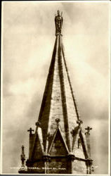 Lincoln Cathedral Bishop St. Hugh Postcard