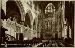 Winchester Cathedral Choir Reredos Postcard